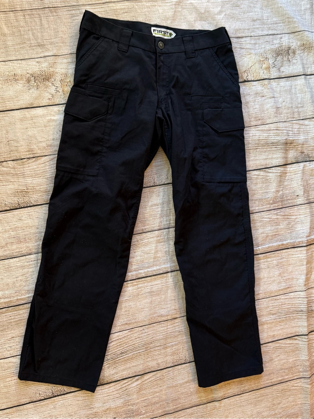 First Tactical Pants Women’s Size 12R Black Cargo Pockets Outdoors
